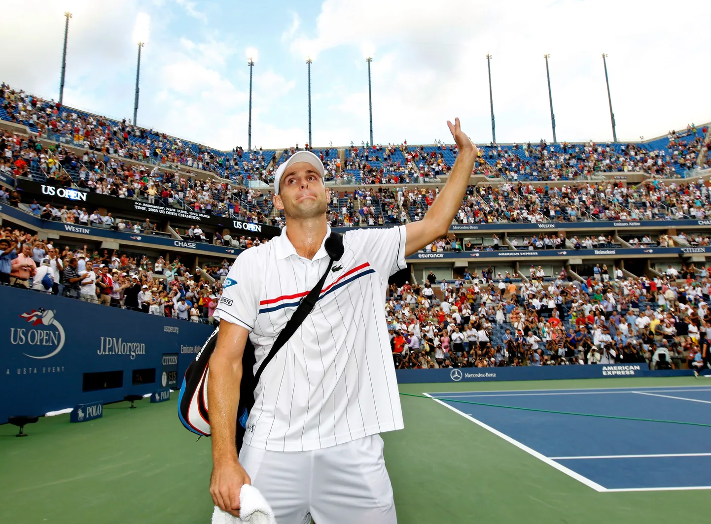 Andy Roddick lõpetas US Openil kodupubliku ees oma sportlaskarjääri.