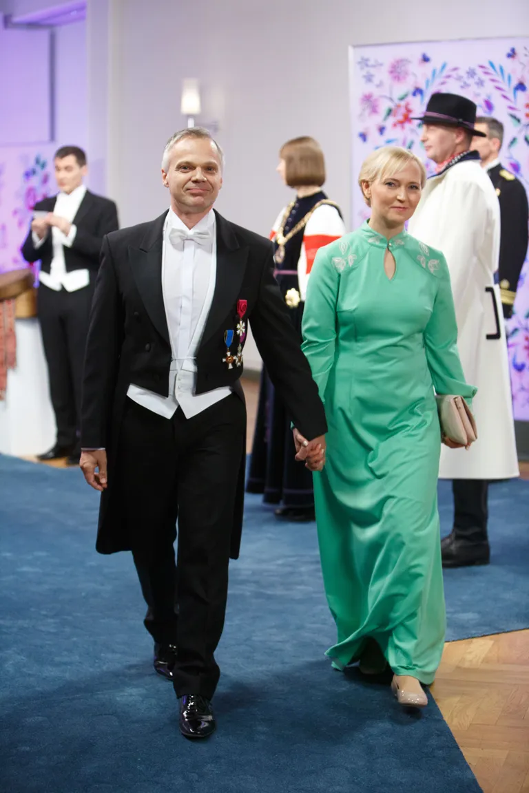 Ajakirjanik Indrek Treufeldt ja Kaire Treufeldt.