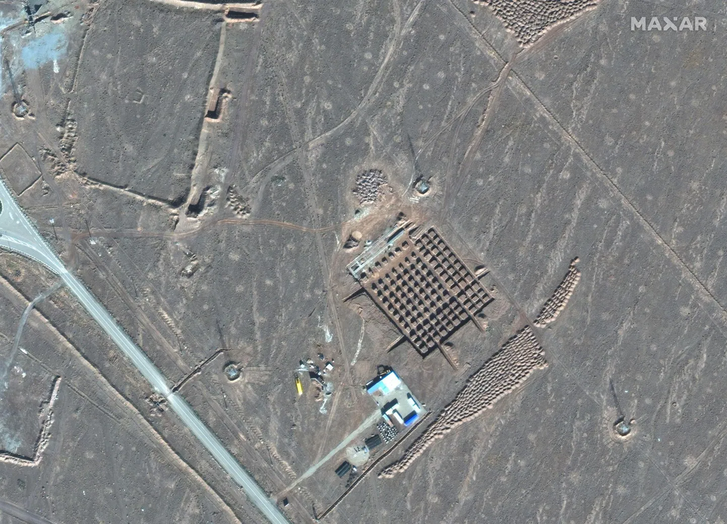 Satelliidifoto Iraani ehitustegevusest Fordos. 