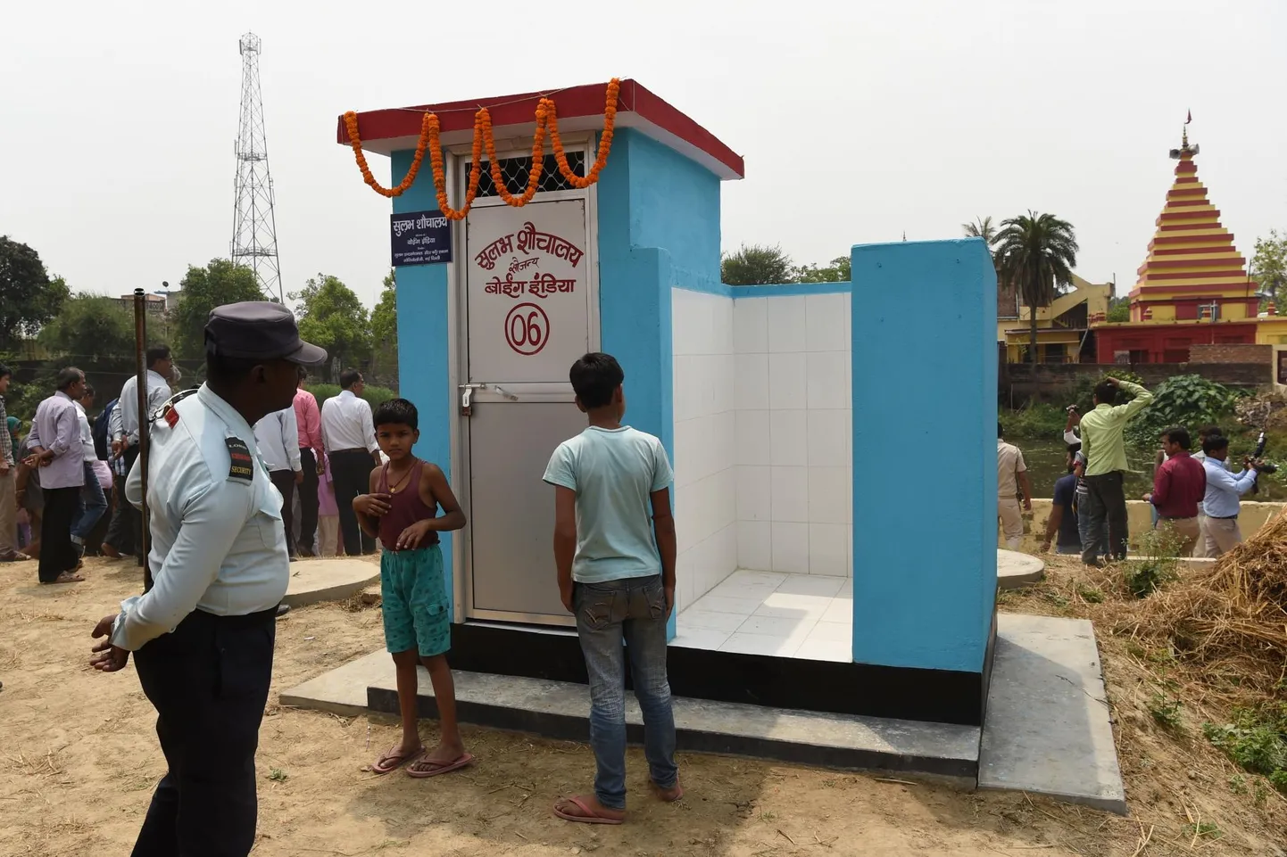 Vastvalminud tualett India maapiirkonnas.