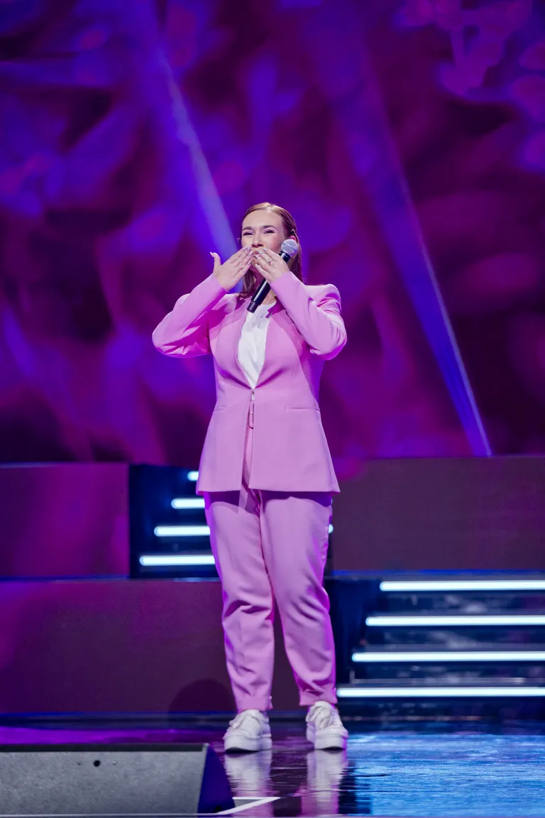 Telemängus «Ma näen su häält» osalenud Elina Martinson
