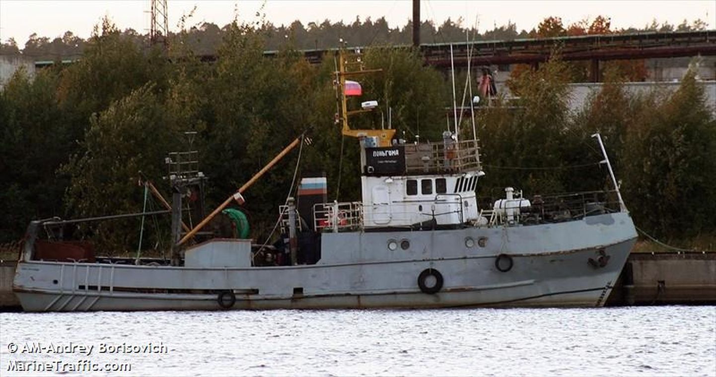 Juminda lähistel uppunud Venemaa kalalaev Pogoma