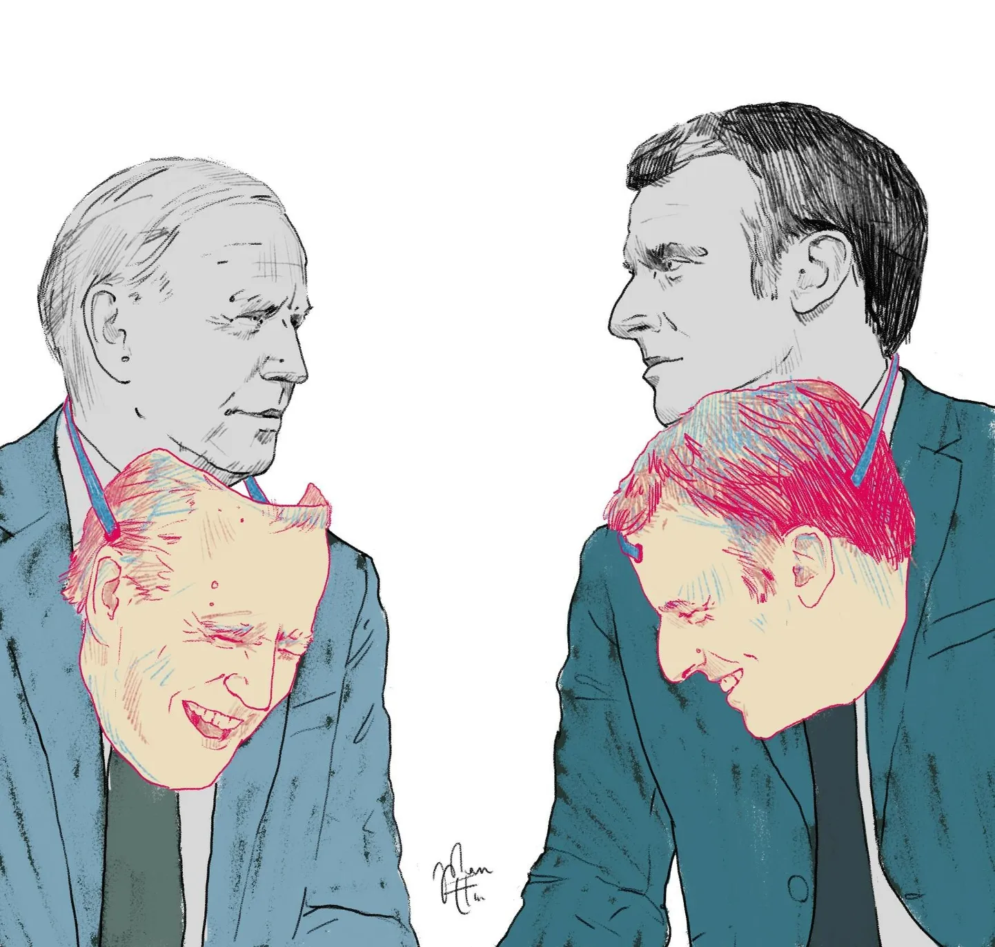 USA president Joe Biden ja Prantsusmaa president Emmanuel Macron.