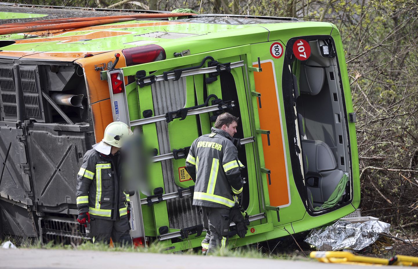 Авария автобуса в Германии