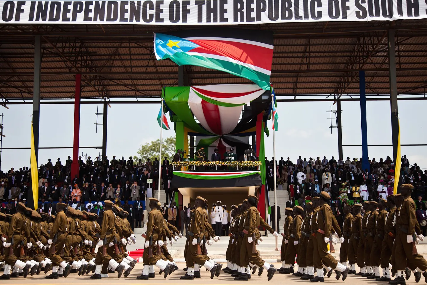 Южный Судан. Парад независимости
