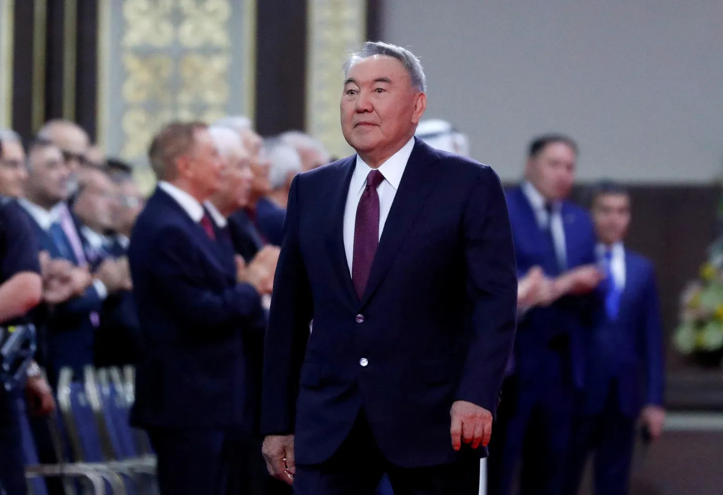 Kasahstani endine president Nursultan Nazarbajev 2019. aasta juunis Kasõm-Žomart Tokajevi presidendiks kinnitamise tseremoonial.