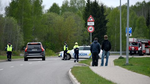 Залетевший в воздушное пространство Латвии дрон сбит недалек