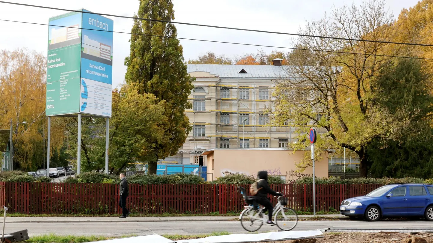 Karlova kooli Lina tänava maja rekonstrueerimise tarvis kavandab linnavalitsus tulevaks aastaks 5,6 miljonit eurot.