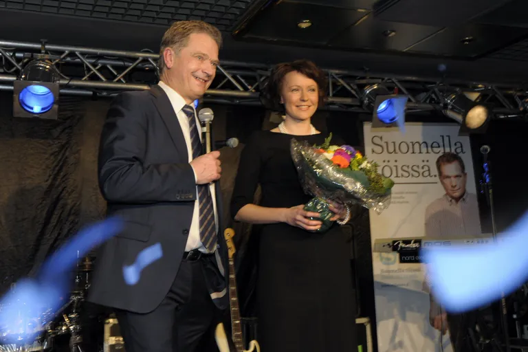 Sauli Niinistö ja Jenni Haukio