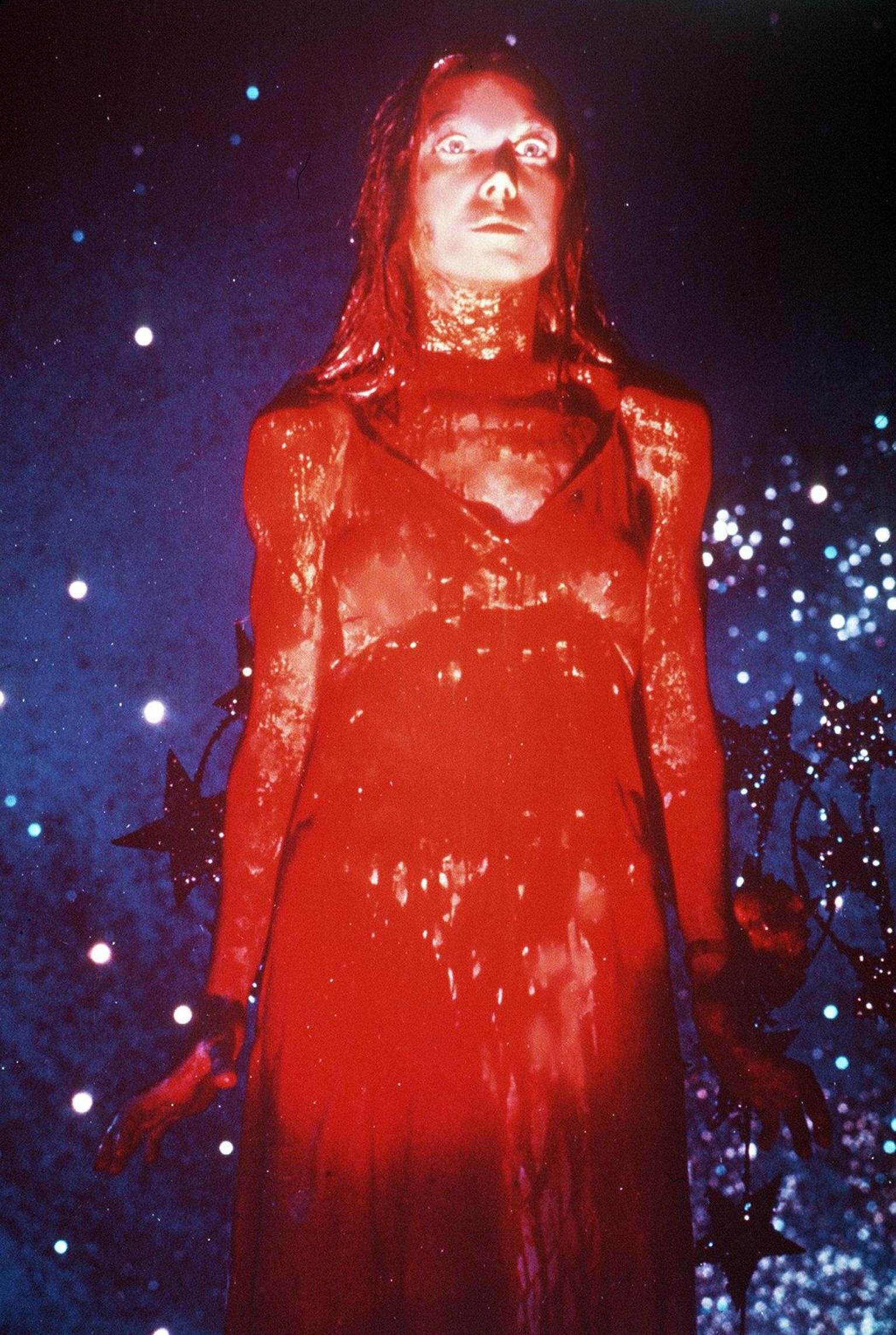Carrie (Sissy Spacek) Stephen Kingi samanimelise romaani ainetel valminud mängufilmis «Carrie» (1976).