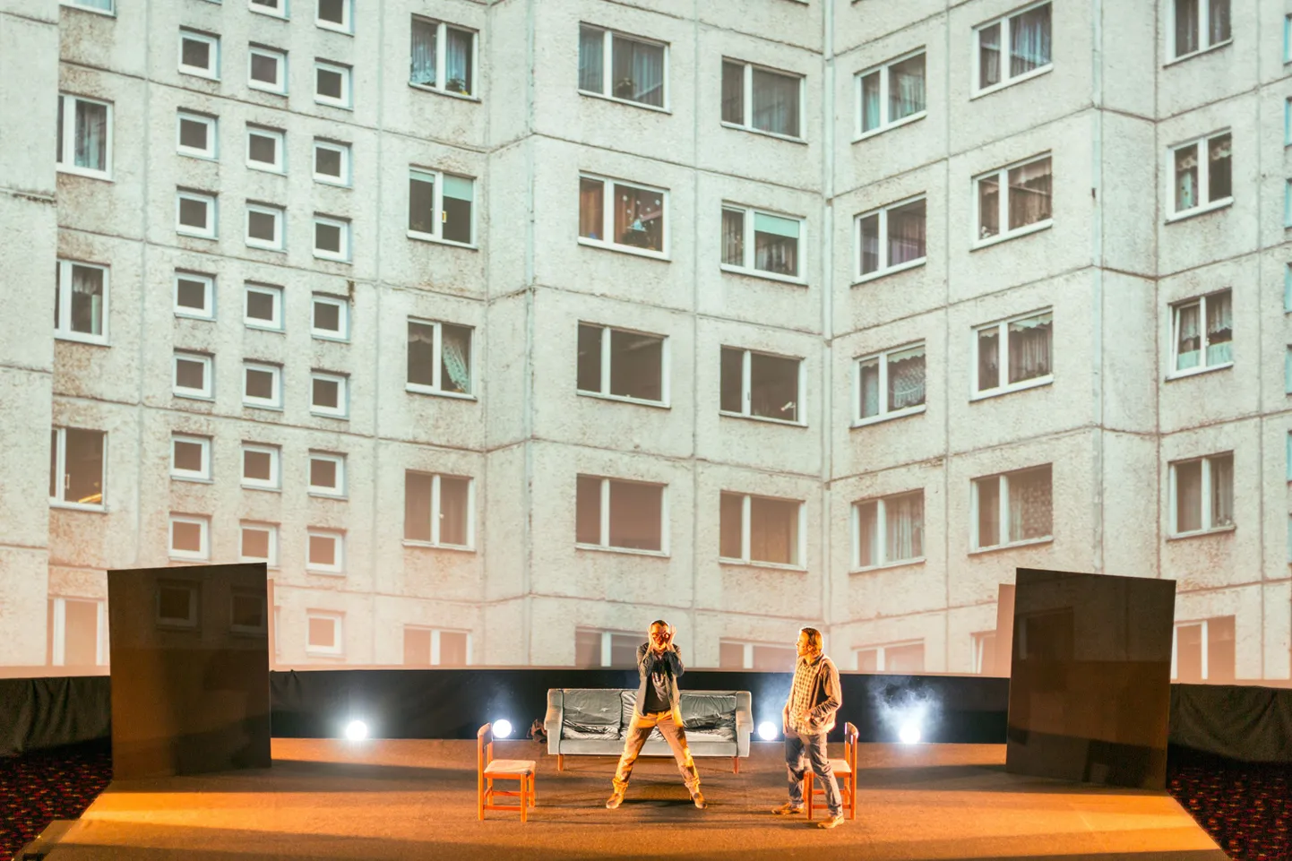 Kinoteatri «Once upon a time in Estonia», laval Argo Aadli ja Indrek Ojari.
