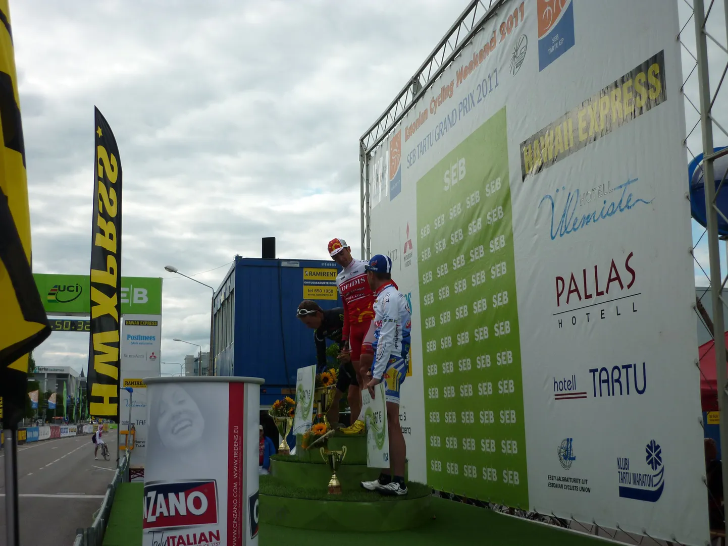 Tartu GP võitjate autasustamine.