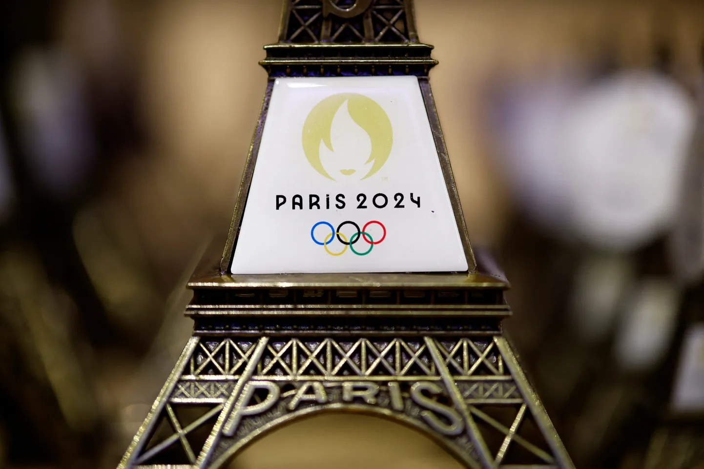 Логотип Олимпийских игр в Париже 2024.
