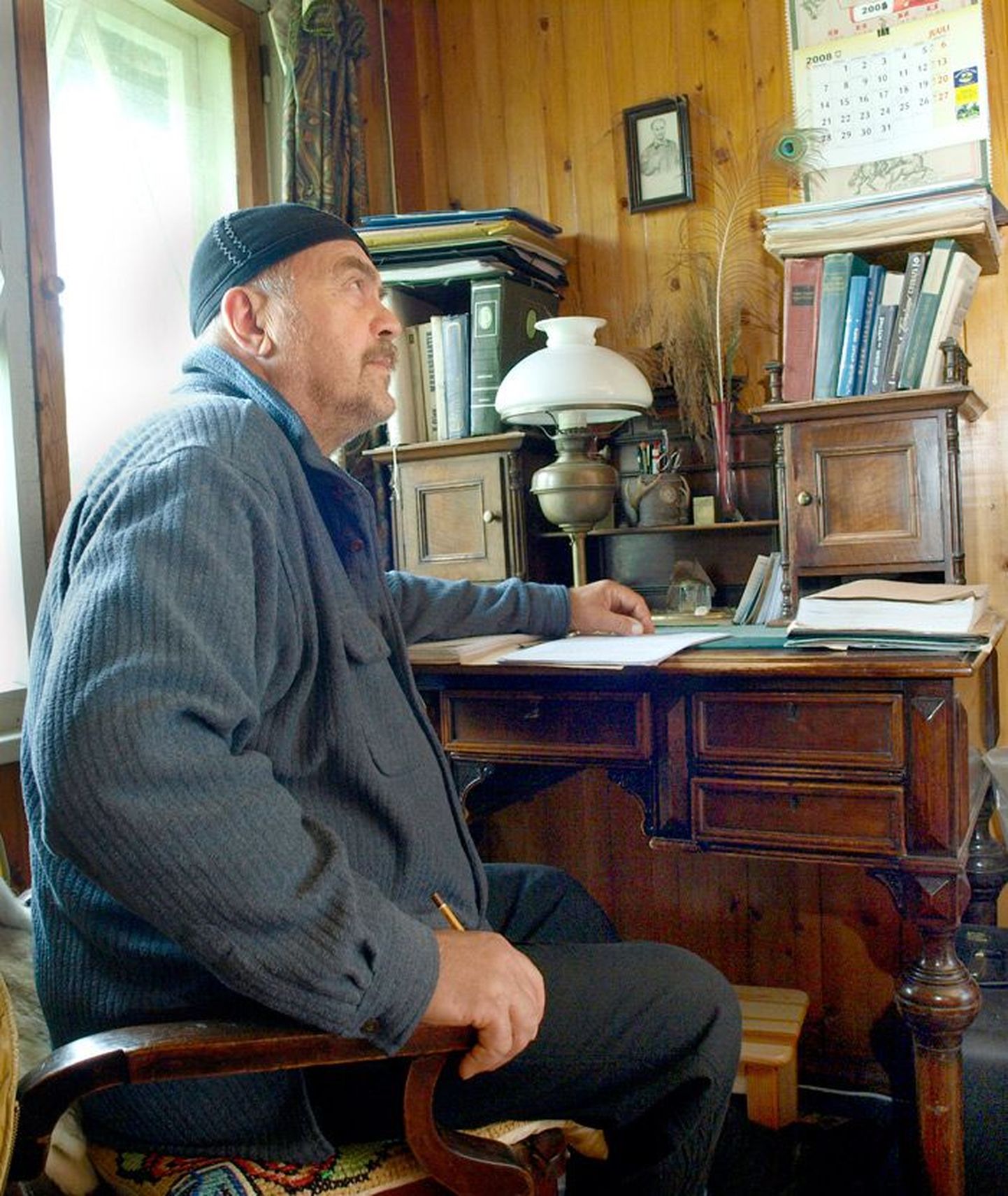 Nikolai Baturin kodus Viljandimaal Kalbuse külas Kaluri talus: kirjanik, kes ongi ainult kirjanik, mitte kirjandusliku seltsielu meedianägu.