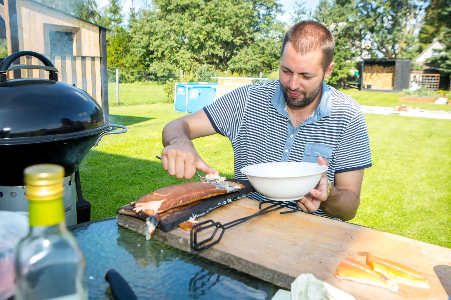 OTSE GRILLILT: Lepaliistul küpsenud kala on valmis serveerimiseks.
2 x MAANUS 
MASING