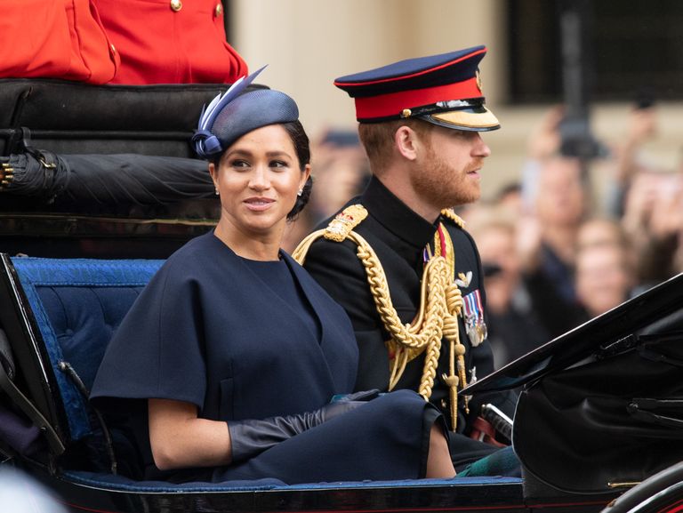 Prints Harry ja Sussexi hertsoginna Meghan 8. juunil Londonis Trooping the Colour sündmusel