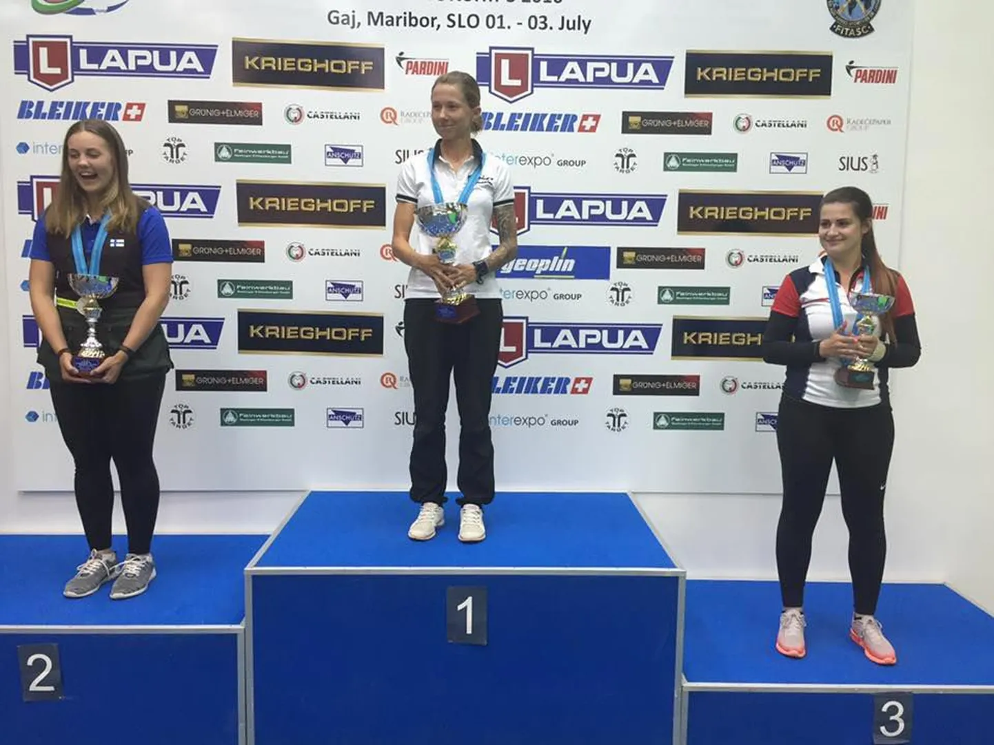 Aili Popp tõusis pjedestaali kõrgeimale astmele.