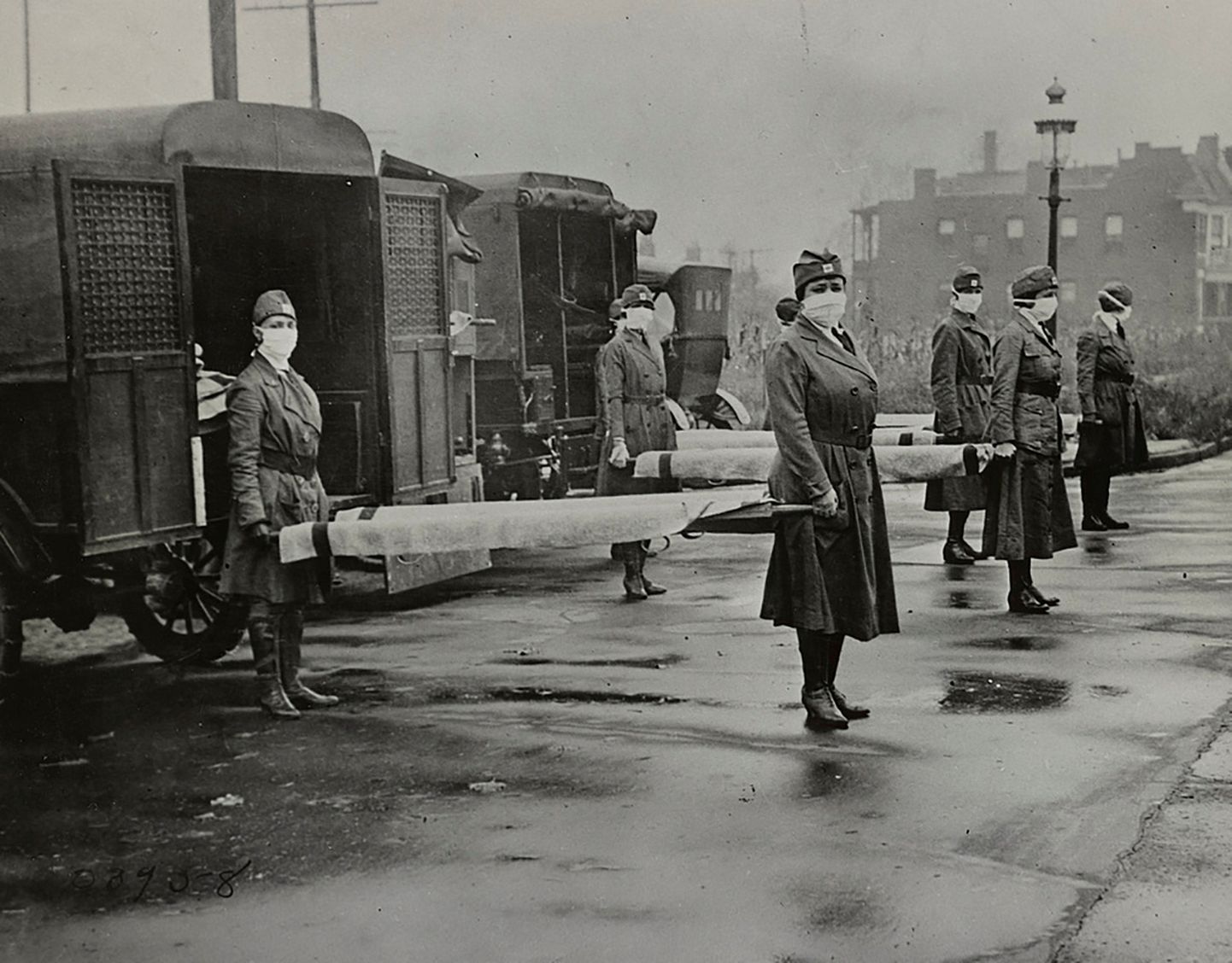 Hispaania gripi pandeemia. St. Louis, Missouri, USA. Foto tehtud 1918. aasta oktoobris.