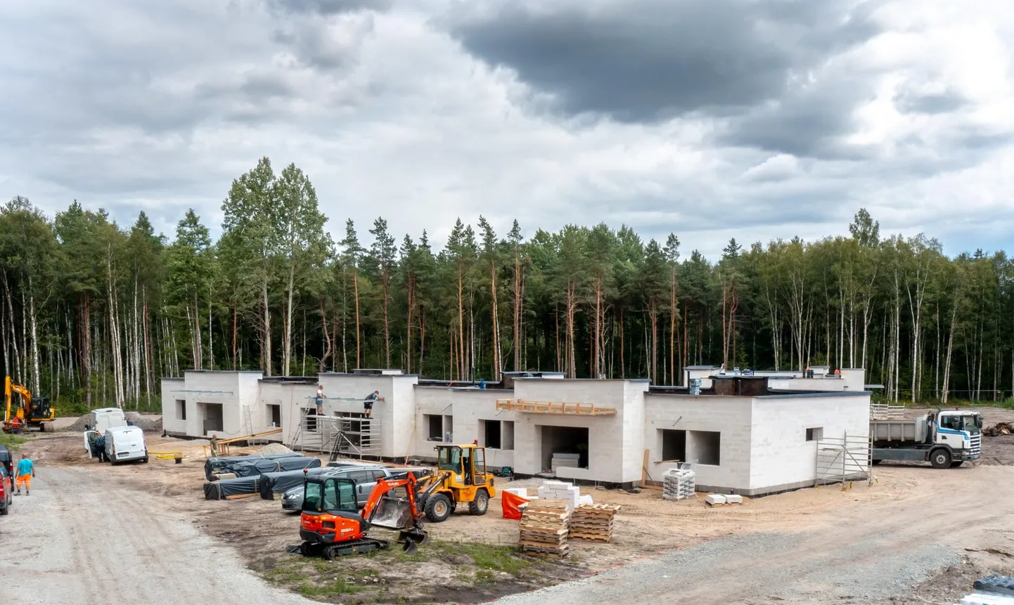 Ehitus ei ole läinud viperusteta. Näiteks polnud vahepeal saada vajalikke plokke, misjärel pidi projekti muutma.