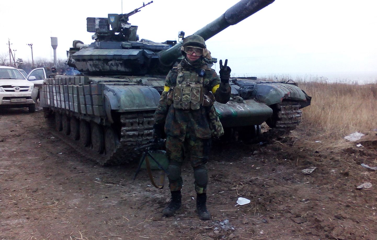 Artjom Širobokov, kes ühines paremäärmusliku liikumisega Right Sector, et Donbassis võidelda.