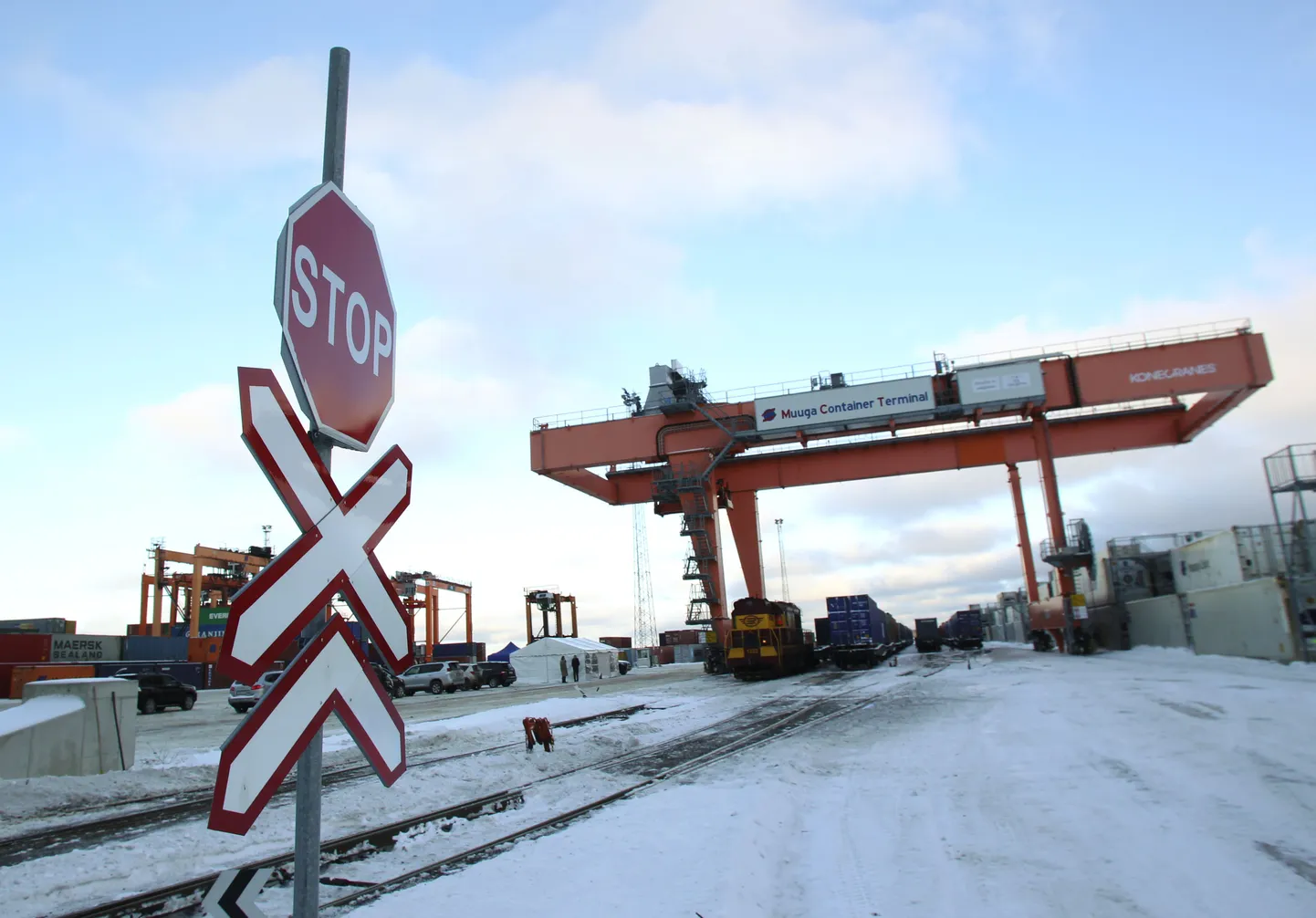 Transiidikeskuse Muuga
konteinerterminal.