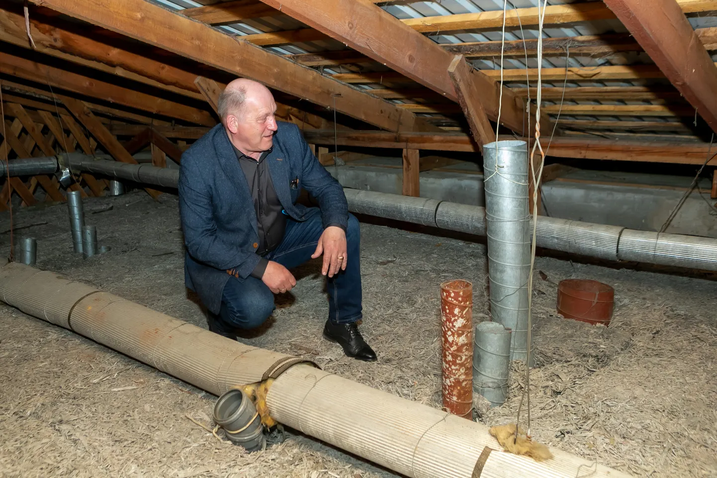 STARDIVALMIS: Kalmer Poopuu sõnul loodeti tänavu välja ehitada kooli uus ventilatsioonisüsteem. Möödunud aastal valmis ka terve Salme kooli rekonstrueerimisprojekt, mistõttu rahalaeva saabudes saaks kohe ehitajat otsima hakata.