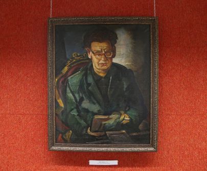 Kirjaniku, tõlkija, füüsiku ja leiutaja Boris Kaburi portree on valminud tõenäoliselt 1965. aastal.