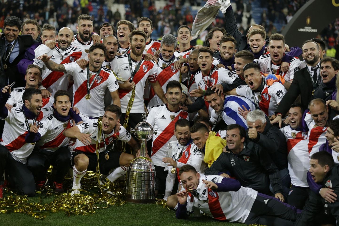 Võit on võit, sõltumata asjaoludest. River Plate juubeldas Copa Libertadorese karikaga klubi ajaloos neljandat korda.