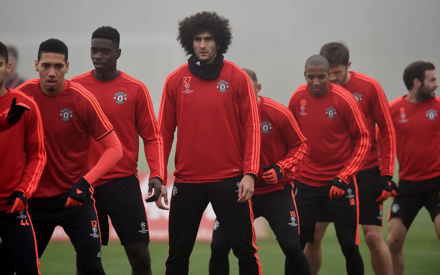 Manchester Unitedi meeskond treeningul