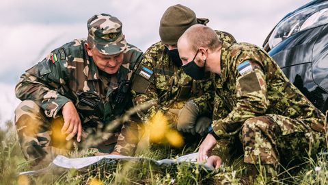 Силы обороны Эстонии поддерживают Литву в отражении белорусской 