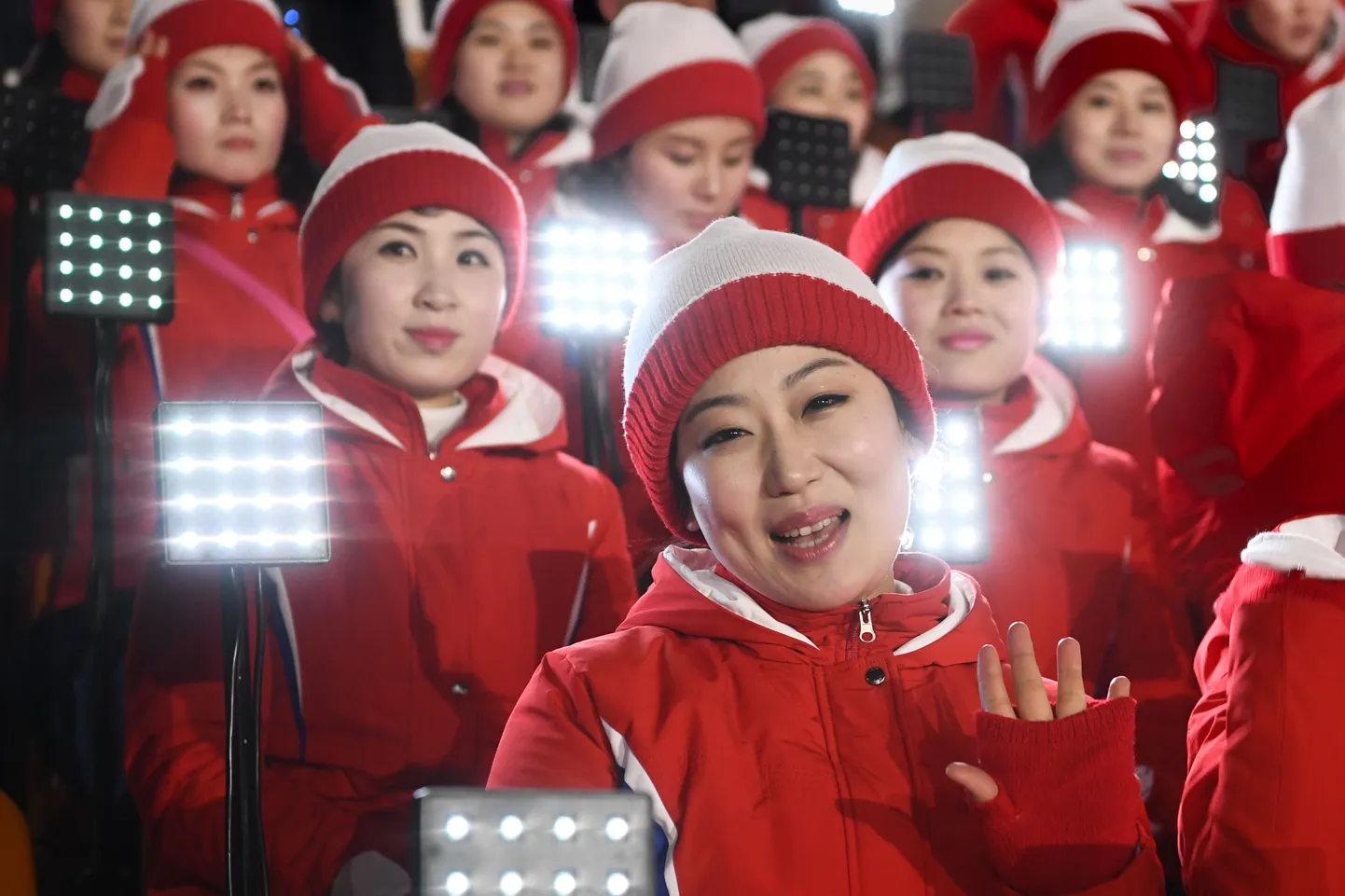 Põhja-Korea ergutusmeeskond.