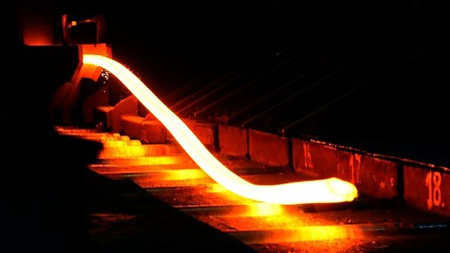 AS "Liepājas metalurgs" šķirņu tērauda velmēšanas cehs. Ilustratīvs attēls