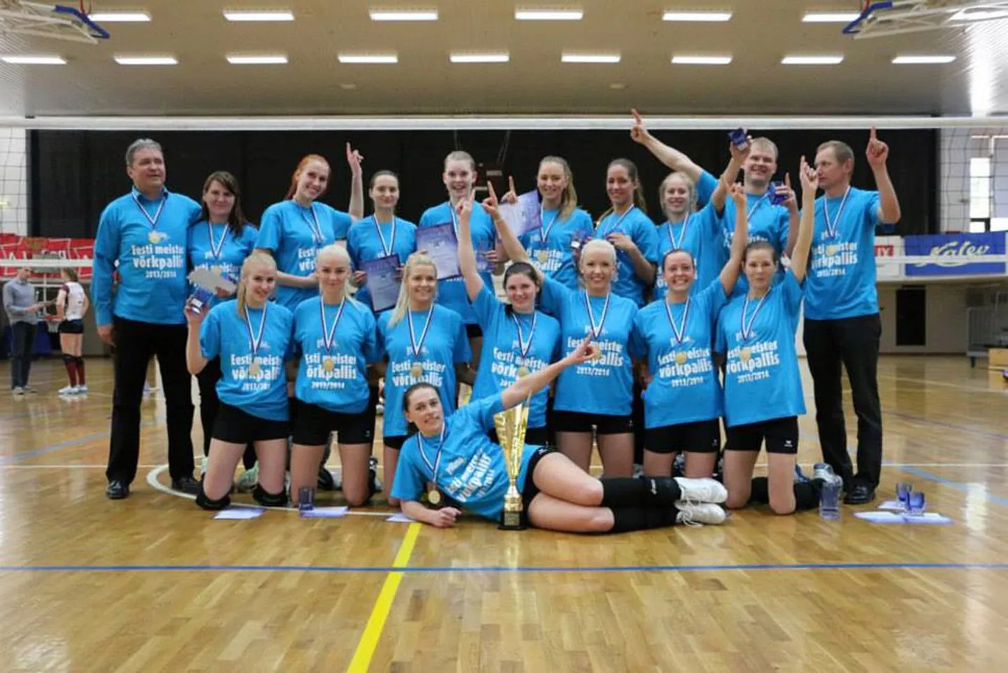 Võidukas Kohila naiskond.