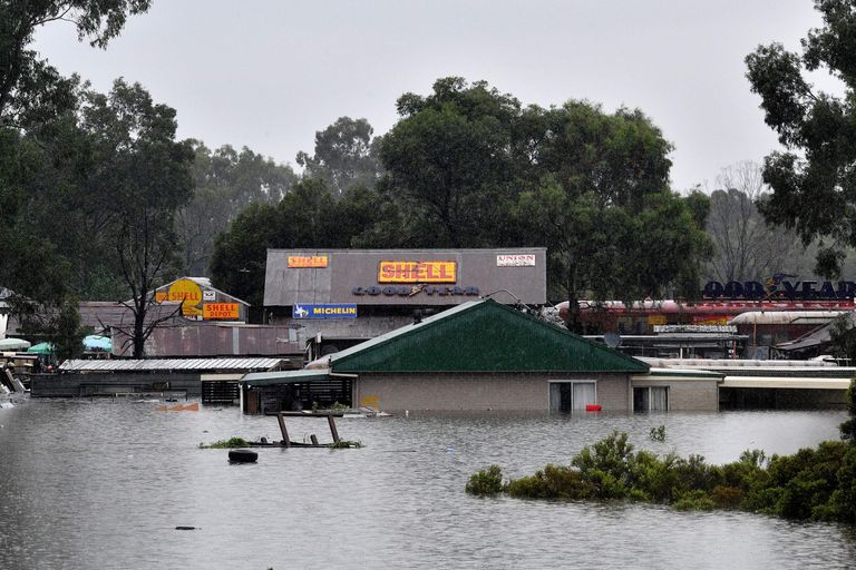 Наводнение в Австралии.
