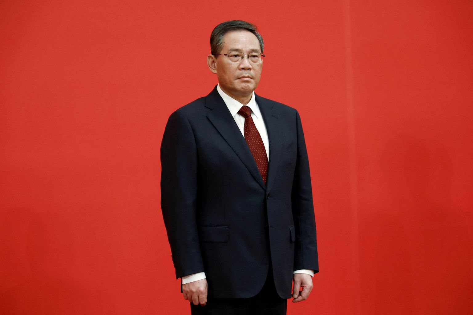 Li Qiang poseerimas pressile 23. oktoobril 2022.