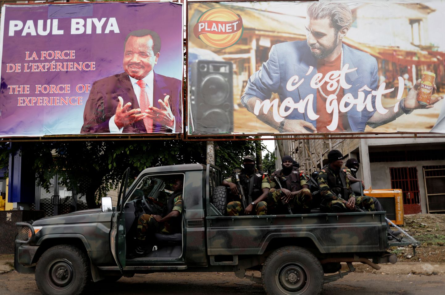 Kameruni julgeolekuteenistujad.