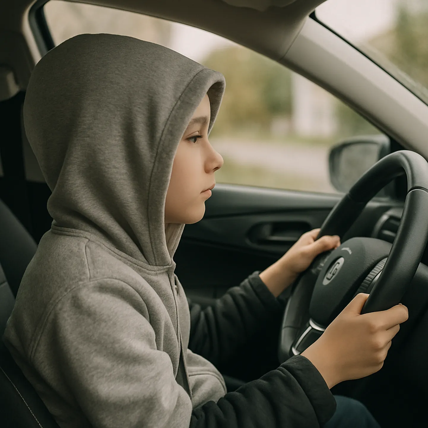 Lapsest autojuht jäi möödujale silma oma oskamatu sõidumaneeriga.  Foto on illustratiivne.