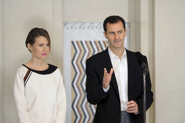 Bashar ja Asma al-Assad