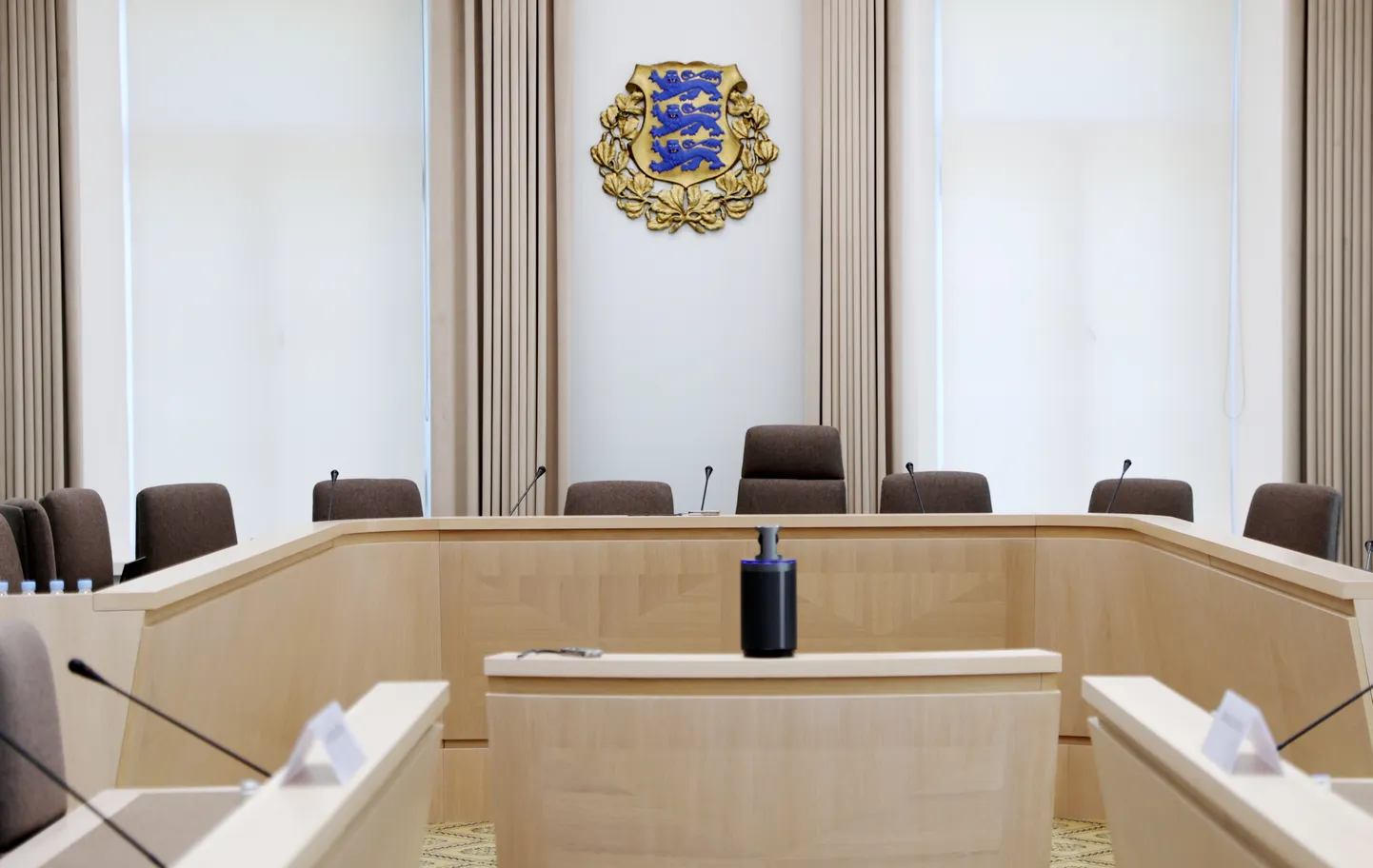 Riigikohtu istungitesaal.