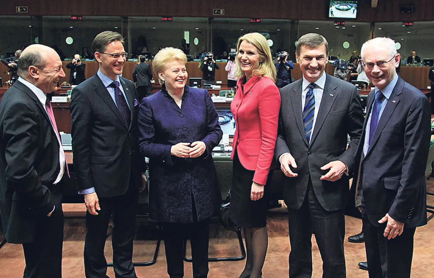 Eesti peaminister Andrus Ansip Euroopa ülemkogul. Kas võrdne võrdsete hulgas või siiski mitte?