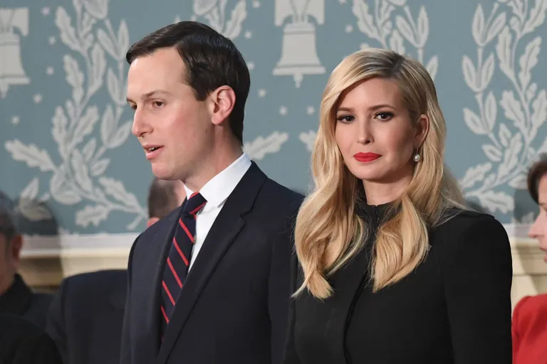Ivanka Trump (paremal) ja tema abikaasa Jared Kushner.
