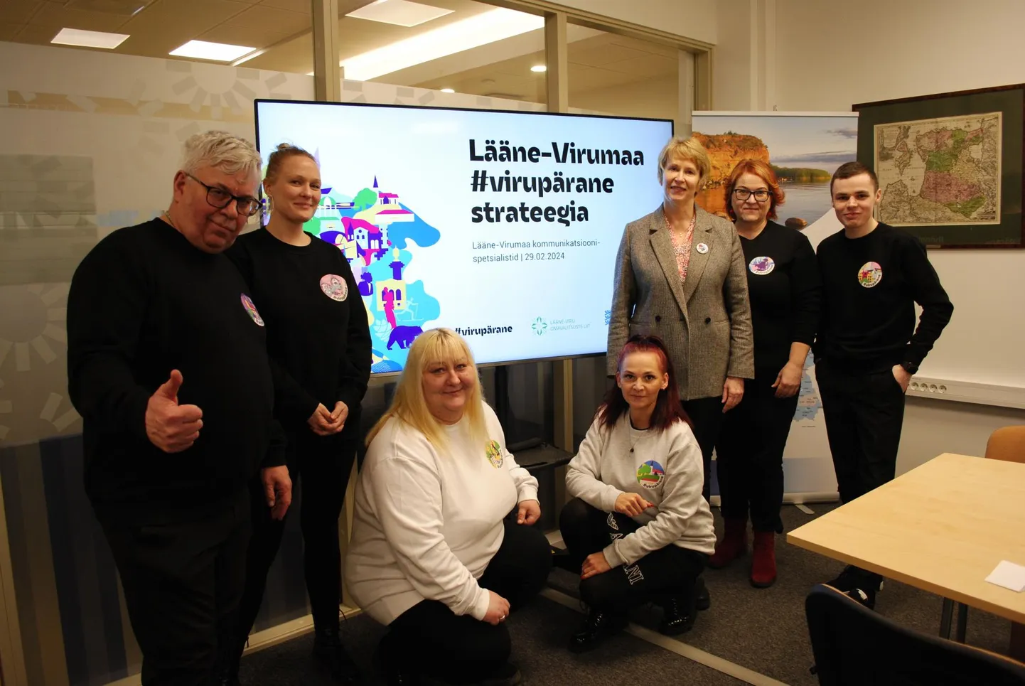 Lääne-Virumaa kommunikatsioonispetsialistid tutvustasid Tallinnas maakonna uut brändi.