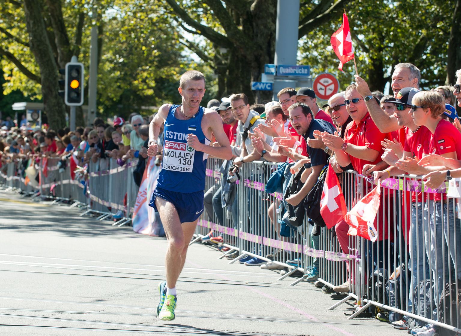 Ilja Nikolajev 2014. aasta kergejõustiku EMil meeste maratonis.
