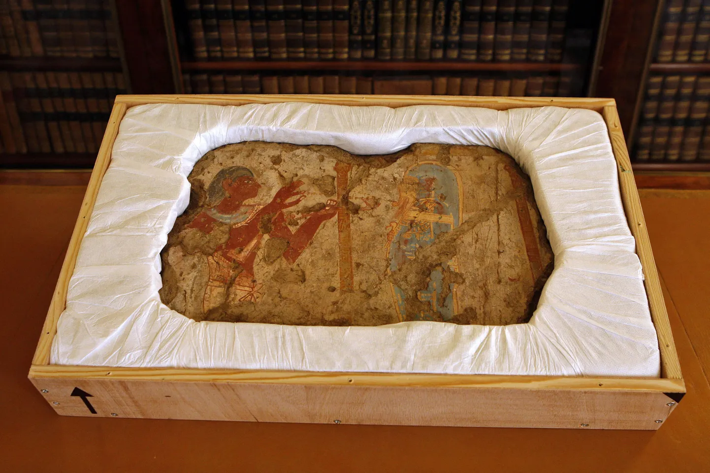 Üks viiest freskofragmendist, mille Prantsusmaa pidi Egiptusele tagastama.
