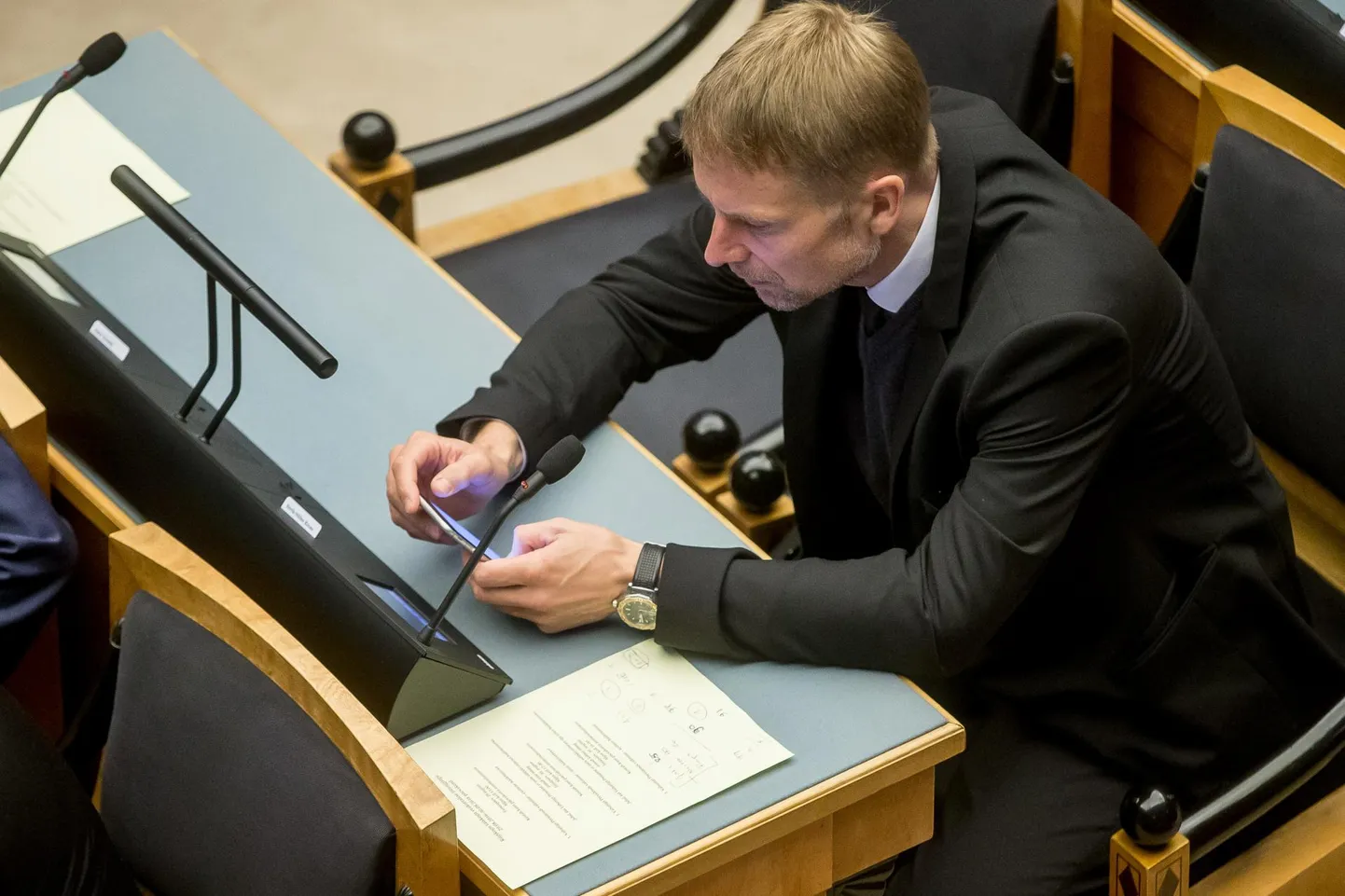 Eerik-Niiles Kross soovib tuleval aastal riigikokku naasta. FOTO: Sander Ilvest