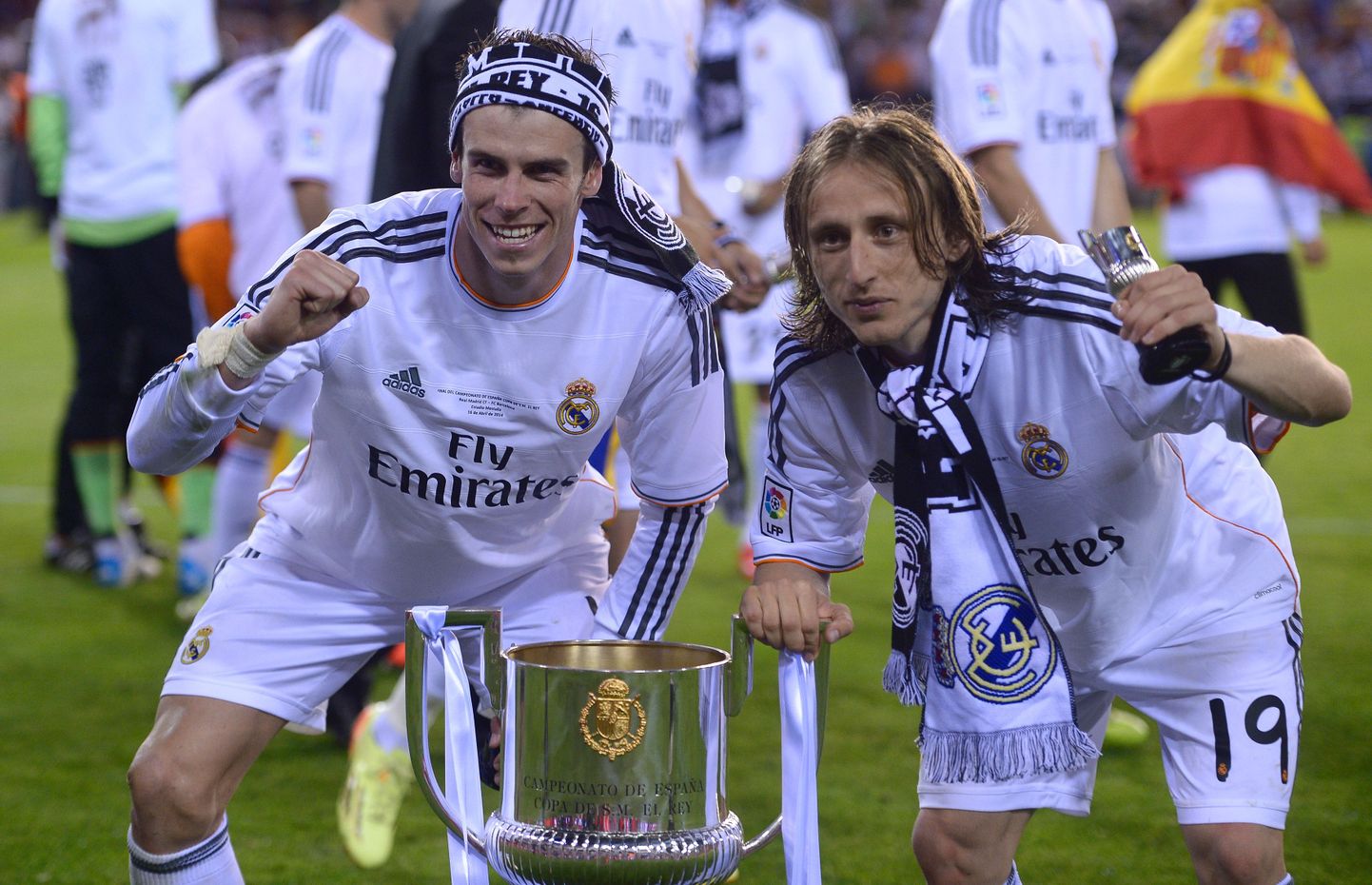 Gareth Bale (vasakul) ja Luka Modric