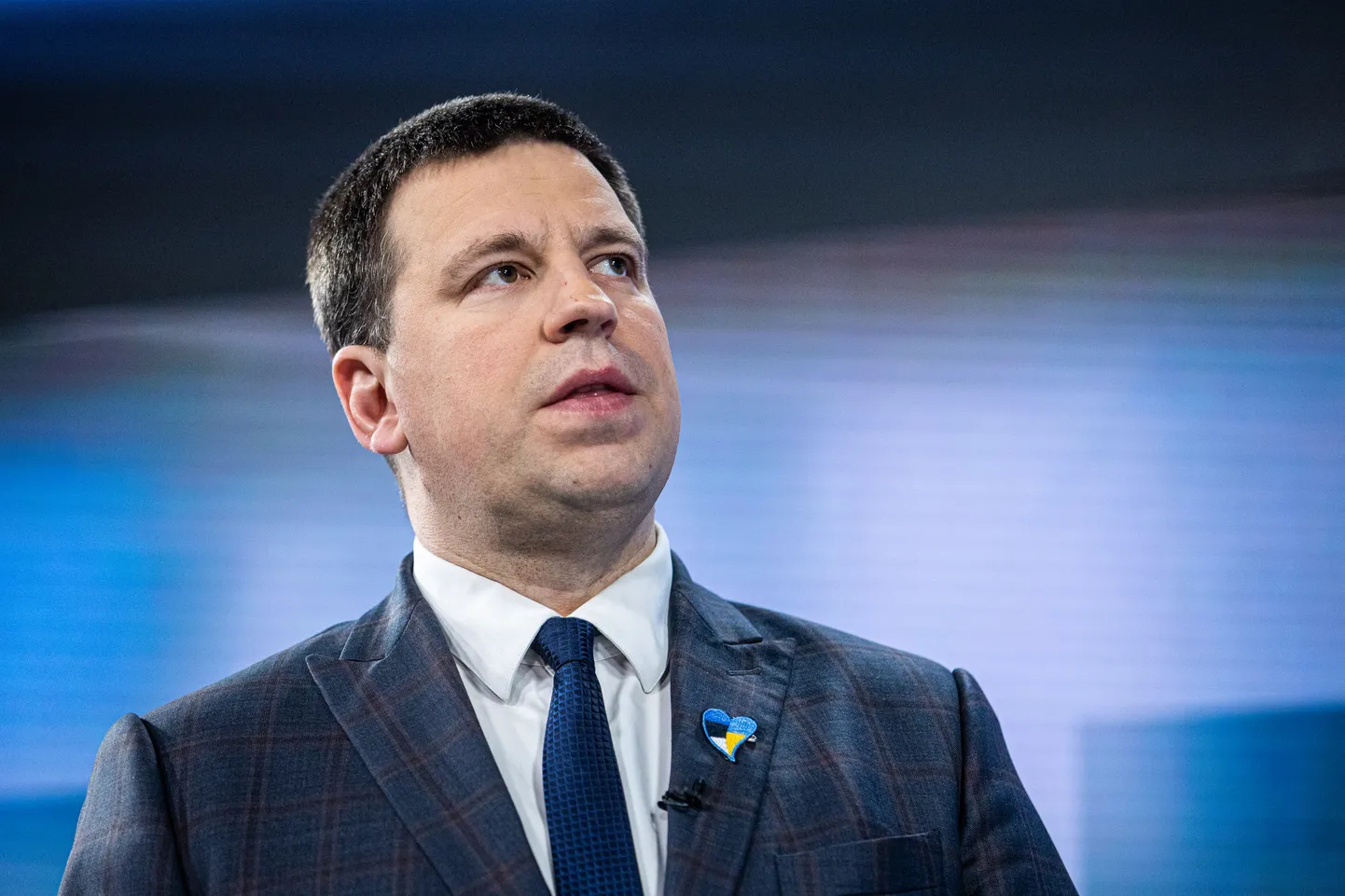 21.03.2022, Tallinn. Otse Postimehest: Jüri Ratas. Saatejuht Ulla Länts. Foto Remo Tõnismäe, Postimees