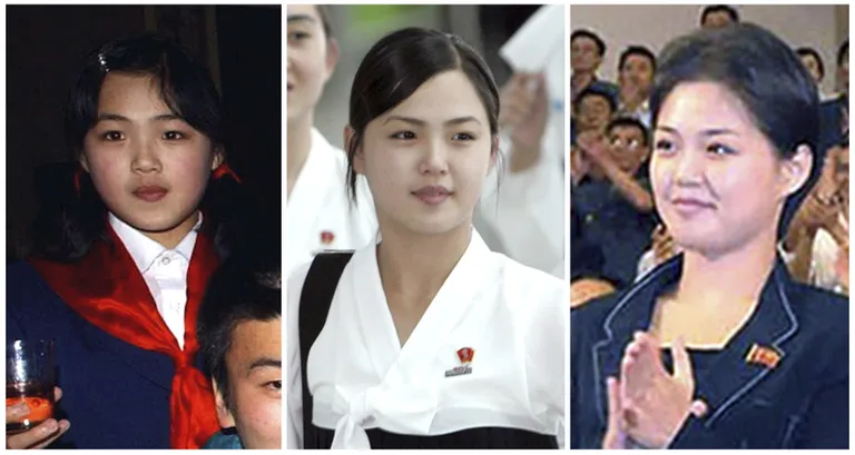 Põhja-Korea esileedi Ri Sol-ju erinevas vanuses
