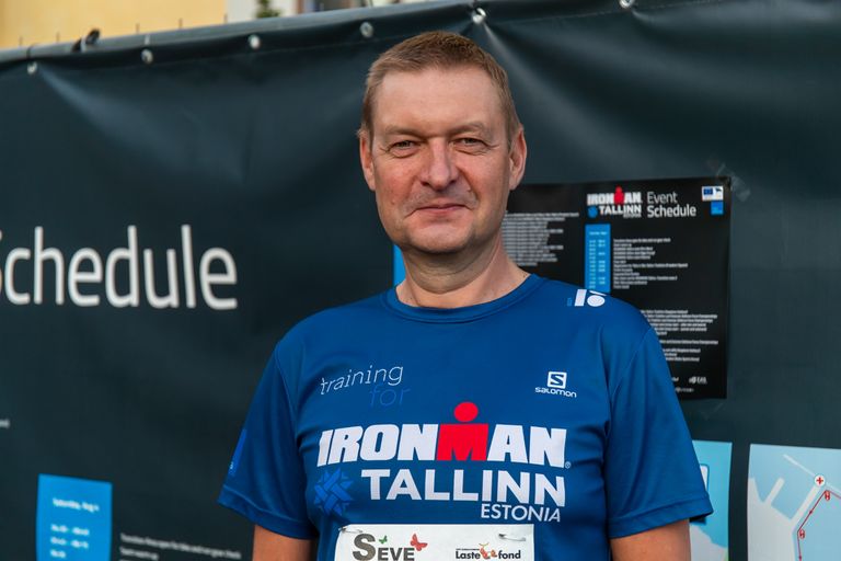 Raivo E.Tamm enne Ironman Tallinna triatlonit