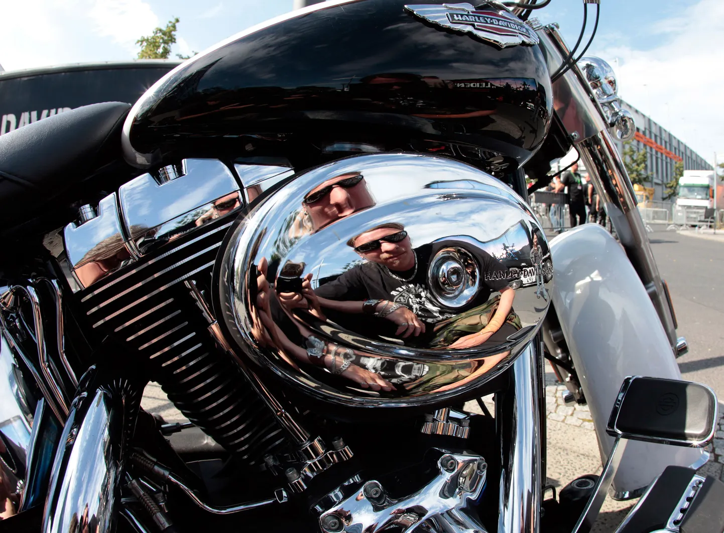 Harley-Davidsoni mootorratas.